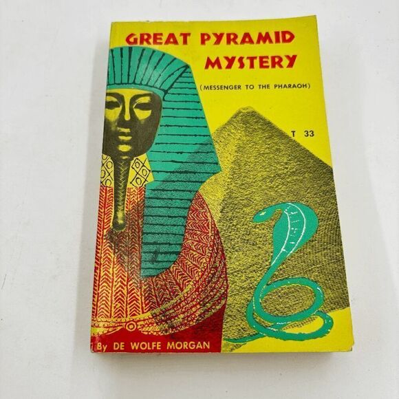 Great Pyramid Mystery vintage paperback 1963 SBS T-33 de Wolfe Morgan Pharoah - Picture 1 of 6